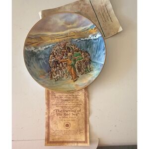 The Parting of the Red Sea by Yiannis Koutsis Collector Plate